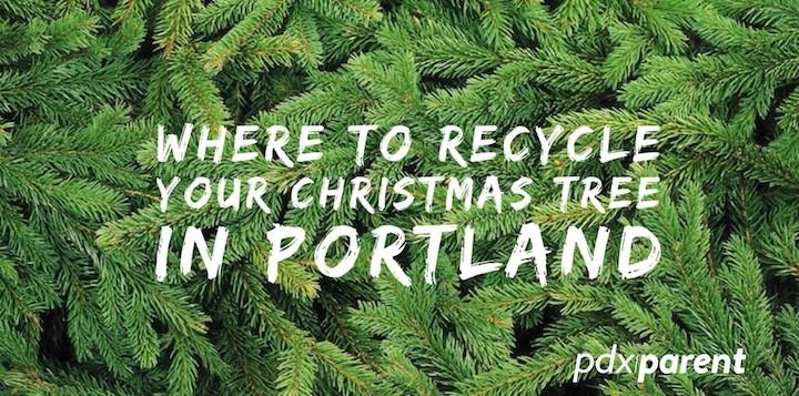 Christmas Tree Recycling Portland Oregon