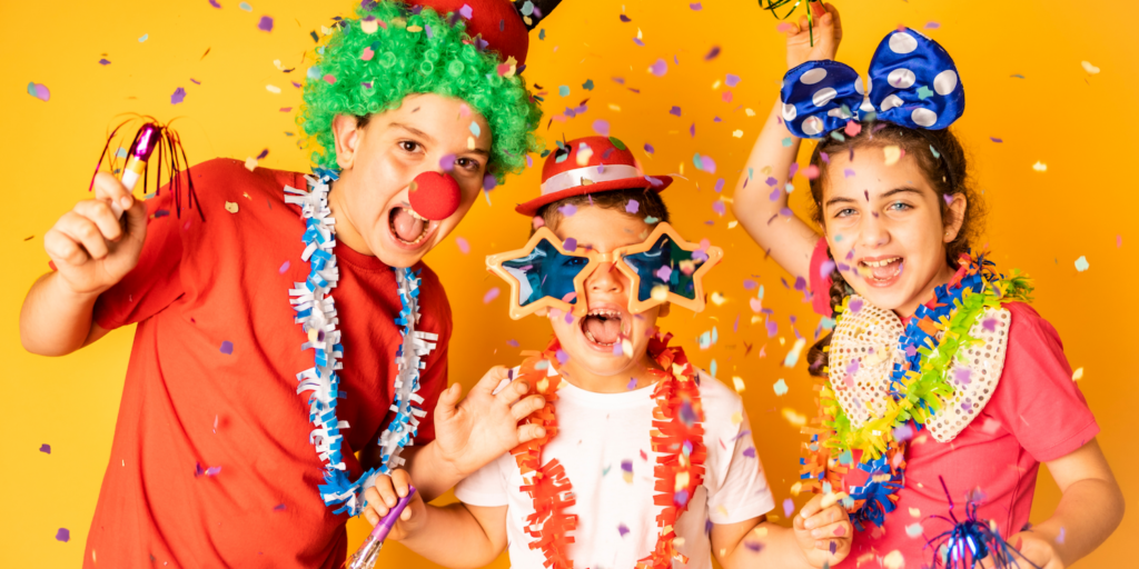 Kids Celebrate New Year's Eve