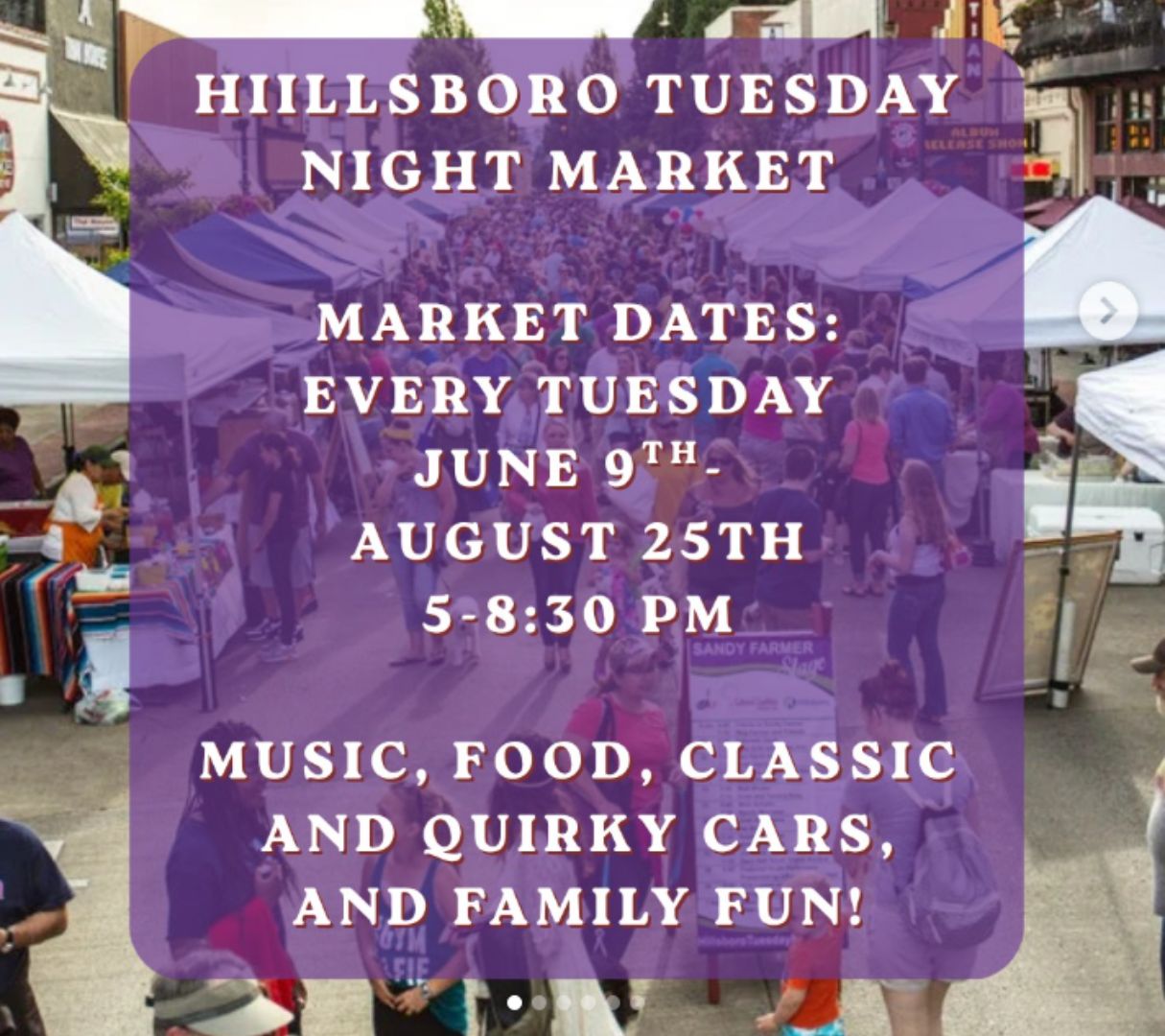 Hillsboro Tuesday Night Market